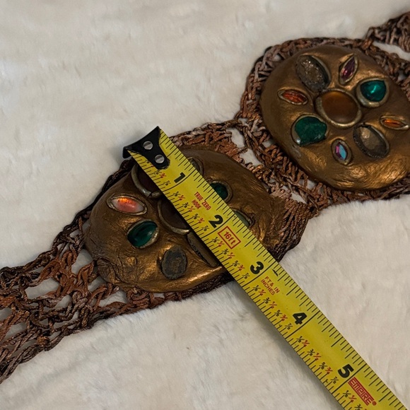 Unique Handmade Woven Bohemian Hippie Festival Belt, 1970s-1980s Era - Picture 11 of 15